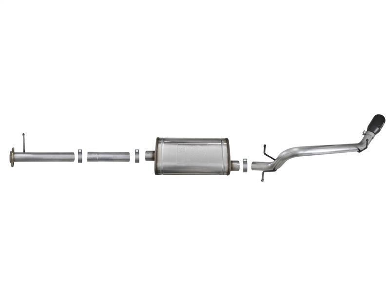 aFe Cat-Back Exhaust System, MACH Force-Xp, 3in 409 Stainless Steel 49-44097-B Photo - Unmounted
