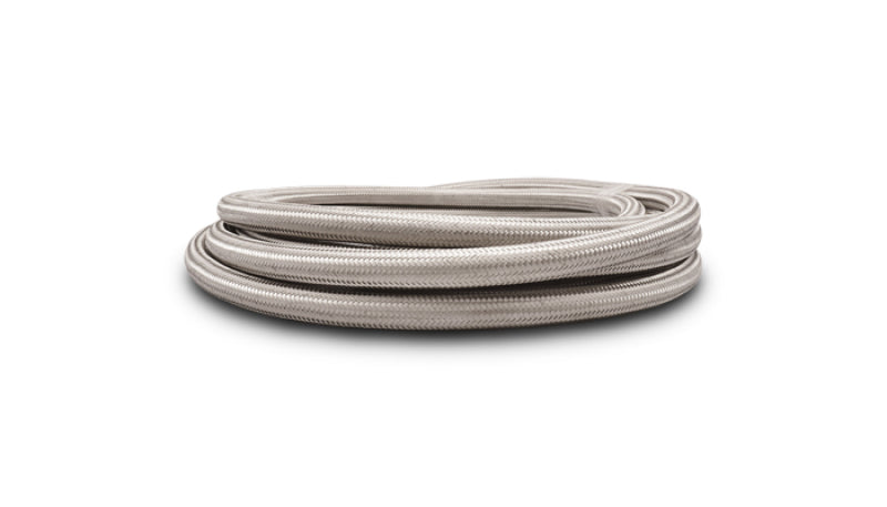 Vibrant SS Braided Flex Hose of 50ft Roll AN Size: -8; Hose ID 0.44" 11948 Photo - Primary