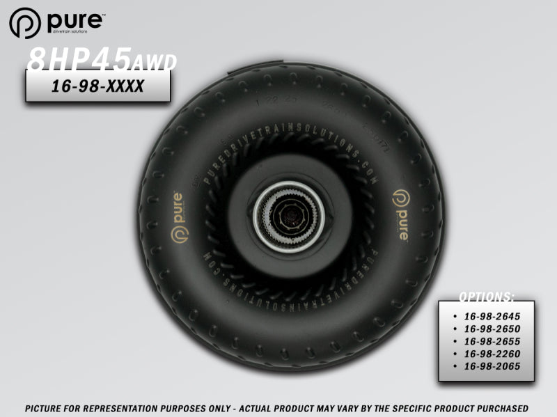 Pure Drivetrain Solutions PDS Billet Race Torque Converter Drivetrain Torque Converters main image