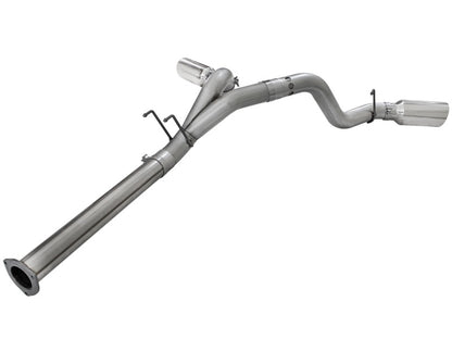 aFe  POWER 49-43065-P Large Bore-HD 4" 409 SS DPF-Back Exhaust System 49-43065-P Photo - Unmounted