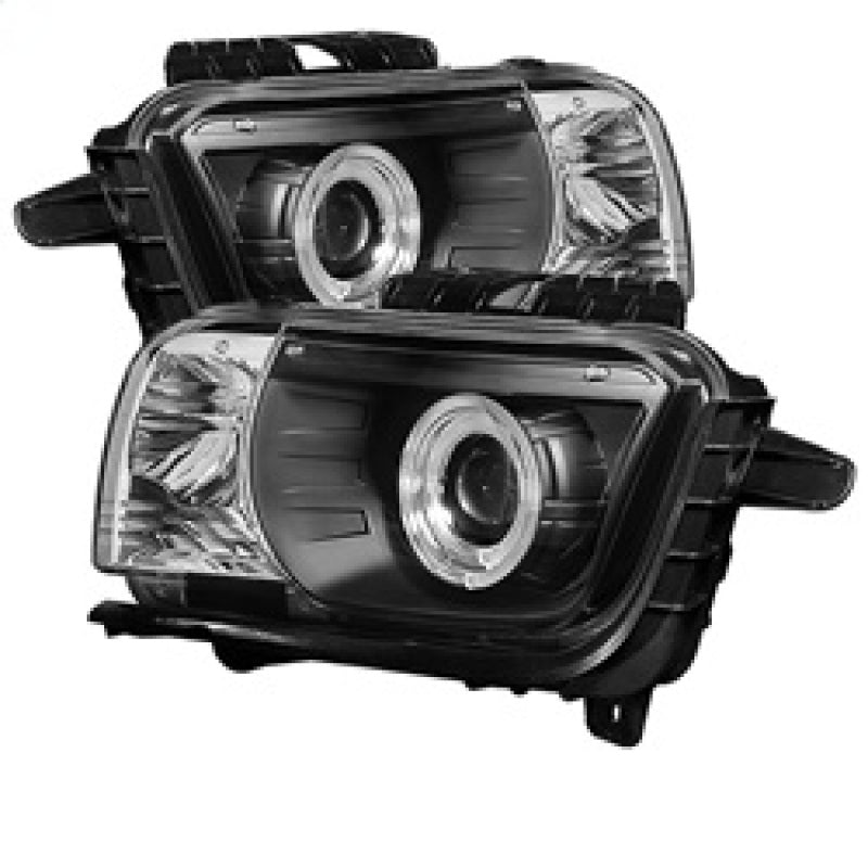 Spyder Chevy Camaro 10-13 Projector Headlights Dual Halo LED Halo Blk High/ PRO-YD-CCAM2010-HL-BK 5034236 5034236 Photo - Primary