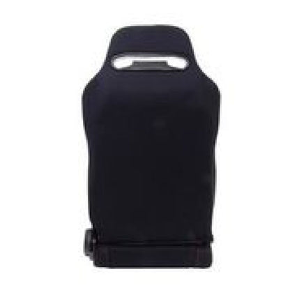 NRG Type-R Cloth Sport Seat Black w/ Red Stitch w/ Logo RSC-200L/R User 1