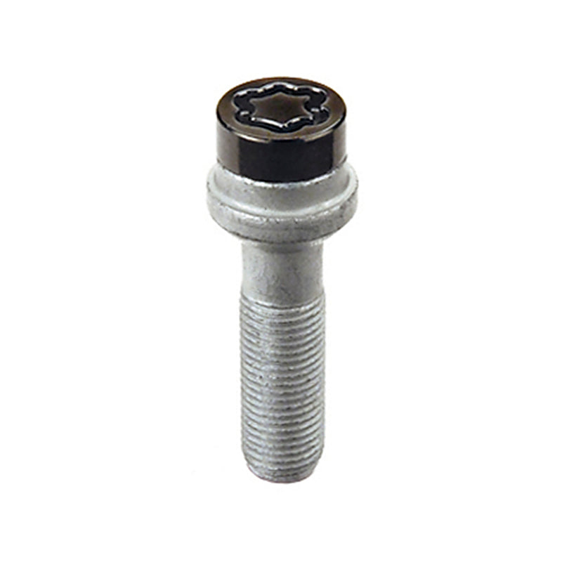 McGard Wheel Lock Bolt Set - 4pk. (Radius Seat) M14X1.5 / 17mm Hex / 45.0mm Shank Length - Black 28317 28317 Photo - Primary