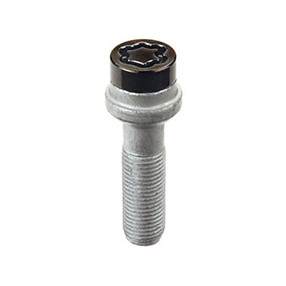 McGard Wheel Lock Bolt Set - 4pk. (Radius Seat) M14X1.5 / 17mm Hex / 45.0mm Shank Length - Black 28317 28317 Photo - Primary