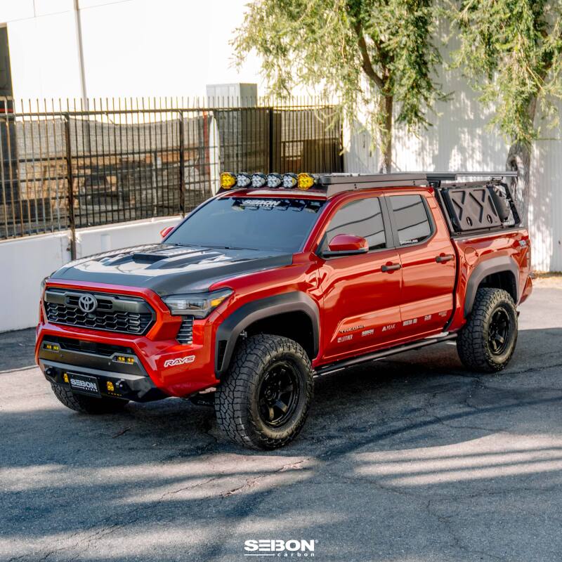 Seibon 2024 Toyota Tacoma TS-Style Carbon Fiber Hood HD24TYTA-TS HD24TYTA-TS User 1