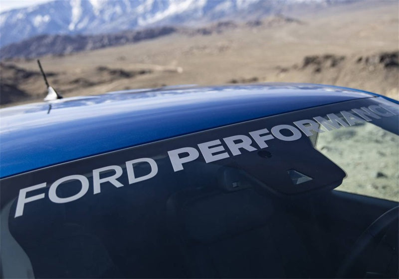Ford Racing Ford Performance Ranger Windshield Banner - Silver M-1820-RGS M-1820-RGS Photo - Mounted