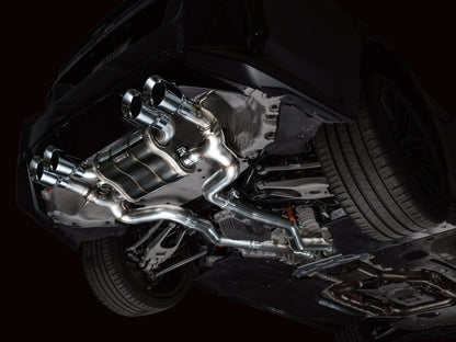 AWE Tuning 23-24 BMW G87 M2 SwitchPath Edition Exhaust - Chrome Silver Tips 3025-42487 3025-42487 Photo - Mounted