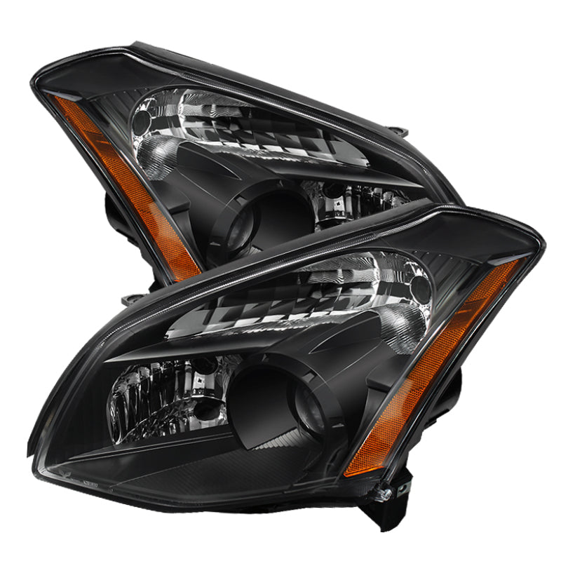 SPYDER Xtune Nissan Maxima (Halogen Only) 07-08 Crystal Headlights Black HD-JH-NM07-AM-BK 9025549 9025549 Photo - Primary