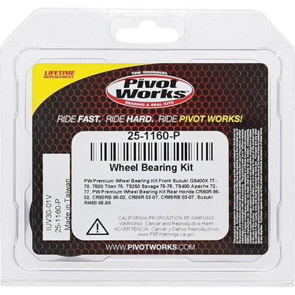Pivot Works Pw Premium Wheel Bearing 25-1160-P 25-1160-P Photo - Primary