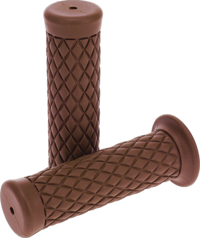 Bikers Choice Quilted Grip 1In Brown 485802 485802 Photo - Primary