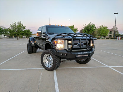 Road Armor 11-16 Ford F-250 Stealth Front Bumper w/Intimidator Guard - Tex Blk 6114R3B-NW 6114R3B-NW Photo - Primary