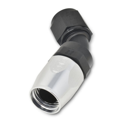 Russell #16 AN Full Flow 45° Hose Ends Proclassic I (Clear/Black) 610133 Photo - out of package