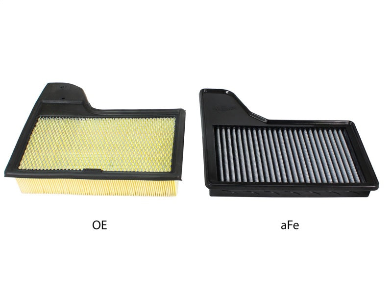 aFe Magnum FLOW Pro DRY S OE Replacement Filter: Ford Mustang 15-17 I4/V6/ 31-10255 Photo - Close Up