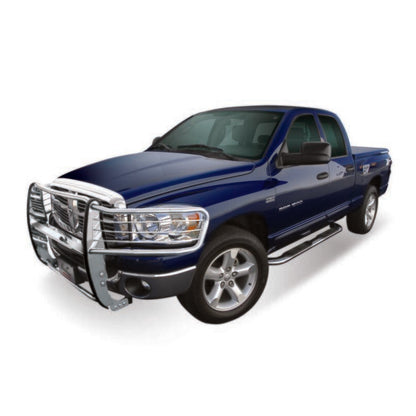 Westin 2002-2008 Dodge Ram 1500 Quad Cab Platinum 4 Oval Nerf Step Bars - SS 21-2310 21-2310 Photo - Mounted