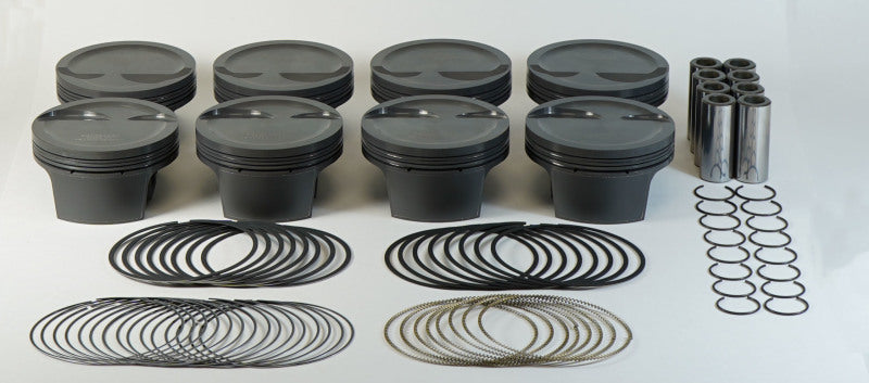 Mahle MS Piston Set GM L92/LS3 370ci 4.030in Bore 3.622in Stk 6.125in Rod .927 Pin -12cc 9.2 CR 930224530 930224530 Photo - Primary