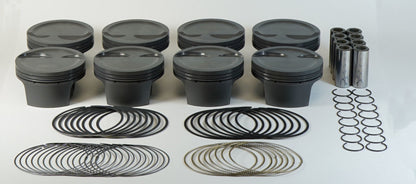 Mahle MS Piston Set GM L92/LS3 370ci 4.030in Bore 3.622in Stk 6.125in Rod .927 Pin -12cc 9.2 CR 930224530 930224530 Photo - Primary
