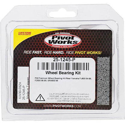 Pivot Works Yamaha Wheel Bearing Kit Premium Bearings 25-1245-P 25-1245-P Photo - Primary