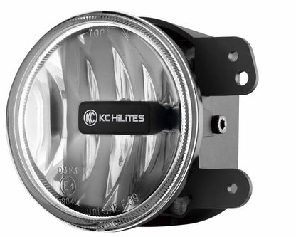 KC HiLiTES 10-18 Jeep JK 4in. Gravity G4 LED Light 10w SAE/ECE Clear Fog Beam (Single) 1497 1497 Photo - Primary