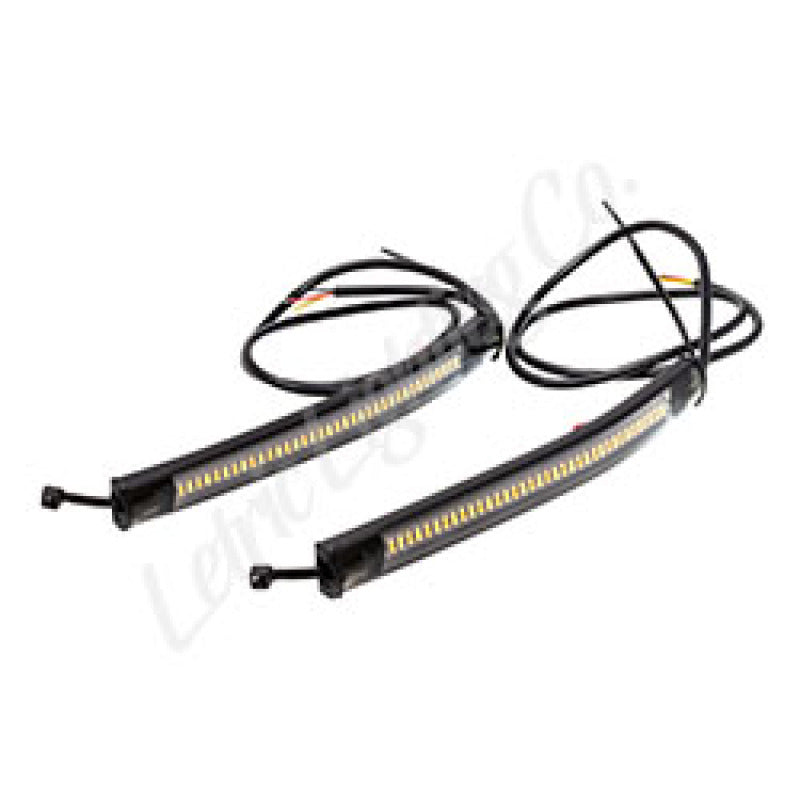 Letric Lighting Flexible White Running Amber Switchback Turn Signal Strips LLC-FTS LLC-FTS Photo - Primary