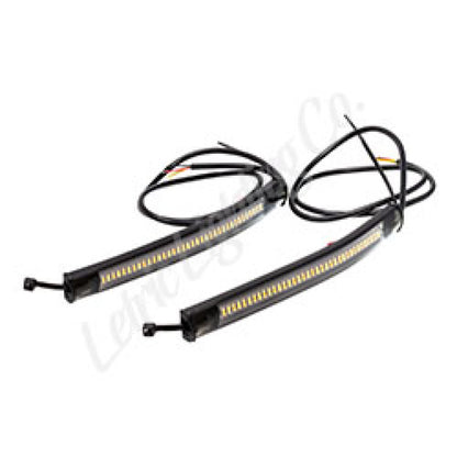 Letric Lighting Flexible White Running Amber Switchback Turn Signal Strips LLC-FTS LLC-FTS Photo - Primary