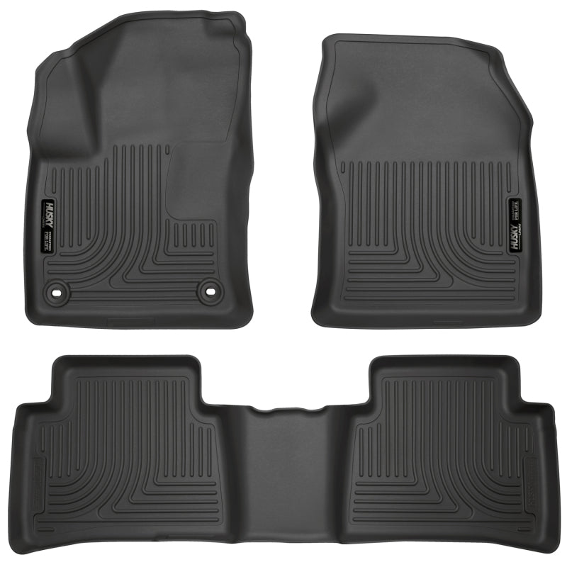 Husky Liners 2016 Toyota Prius Weatherbeater Black Front & 2nd Seat Floor Liners 98991 Photo - Primary