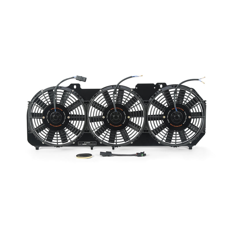 Mishimoto 89-01 Jeep Cherokee XJ 4.0L Performance Aluminum Fan Shroud w/ Controller - Black MMFS-XJ-89KBK MMFS-XJ-89KBK Photo - Primary