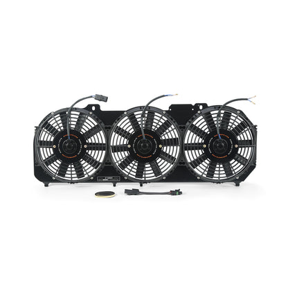 Mishimoto 89-01 Jeep Cherokee XJ 4.0L Performance Aluminum Fan Shroud w/o Controller - Black MMFS-XJ-89BK MMFS-XJ-89BK Photo - Primary