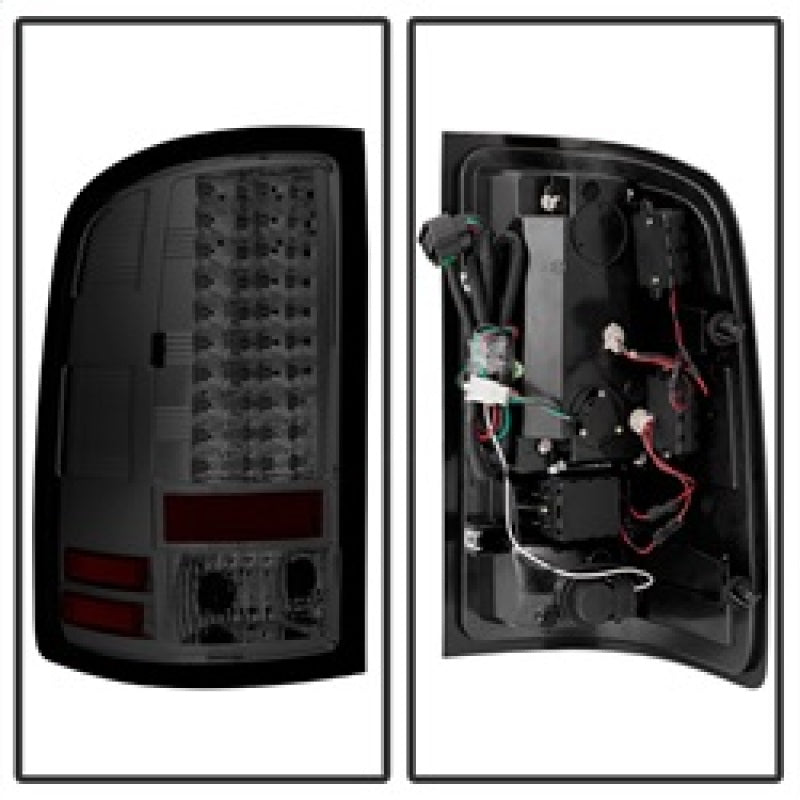 Spyder GMC Sierra 07-13 (Not fit 3500 Dually 4 Rear Wheels)LED Tail Lights Smoke ALT-YD-GS07-LED-SM 5014962 5014962 Photo - Unmounted