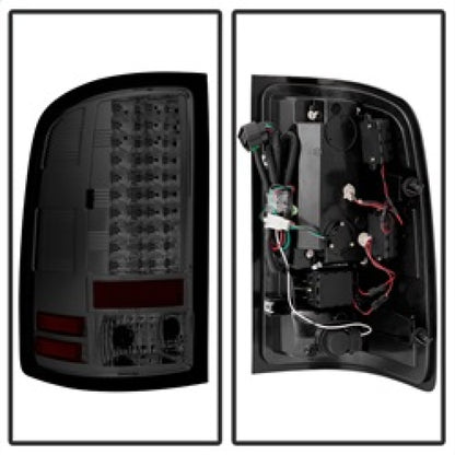 Spyder GMC Sierra 07-13 (Not fit 3500 Dually 4 Rear Wheels)LED Tail Lights Smoke ALT-YD-GS07-LED-SM 5014962 5014962 Photo - Unmounted