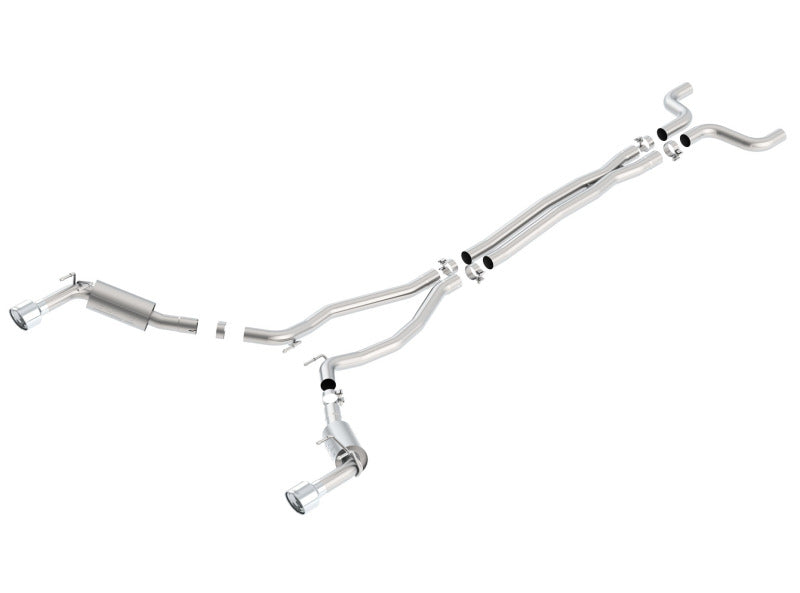 Borla 14-15 Chevy Camaro SS 6.2L V8 Single Split Rear Exit S-Type Catback Exhaust 140530 140530 Photo - Primary