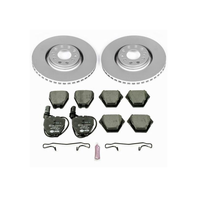 PowerStop Power Stop 00-01 Audi A6 Quattro Front Euro-Stop Brake Kit ESK886 ESK886 Photo - Primary
