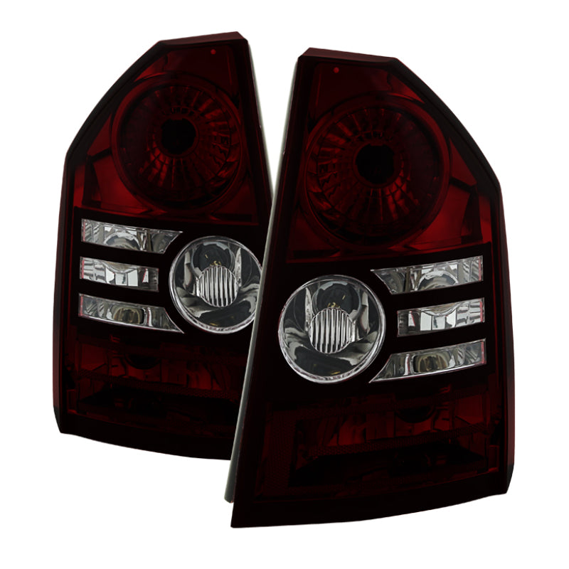 SPYDER Xtune Chrysler 300 2008-2010 OEM Style Tail Lights -Red Smoked ALT-JH-C308-OE-RSM 9033834 9033834 Photo - Primary