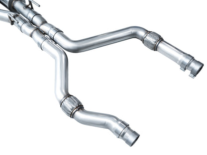 AWE Tuning 2020+ Ford Explorer ST Touring Edition Exhaust w/ Diamond Black Tips 3015-43625 3015-43625 Photo - out of package