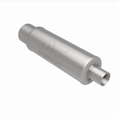 MagnaFlow 5" Round Center/Center Performance Muffler With Tip 14857 360 Degree Image Set