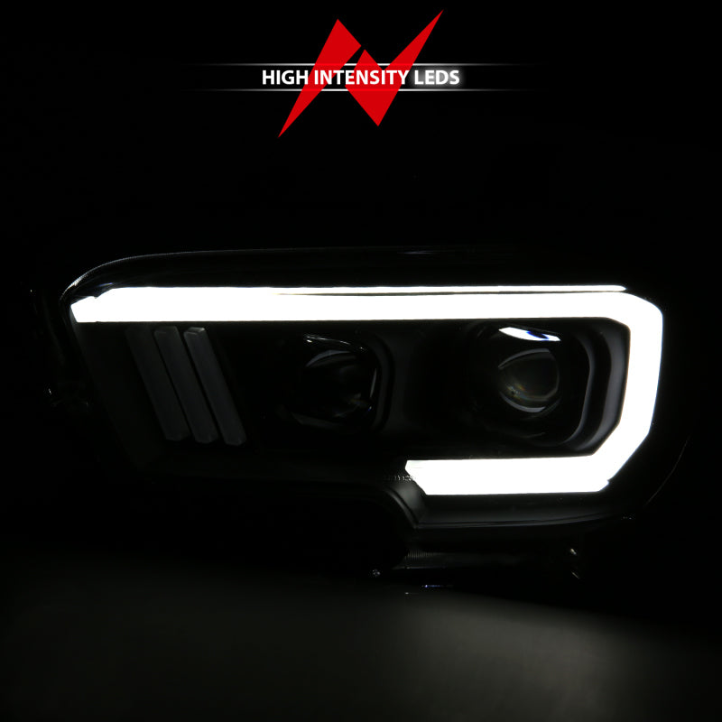 Anzo Toyota Tacoma '16-18 Projector Plank Style Switchback H.L Black Amber 111396 User 6
