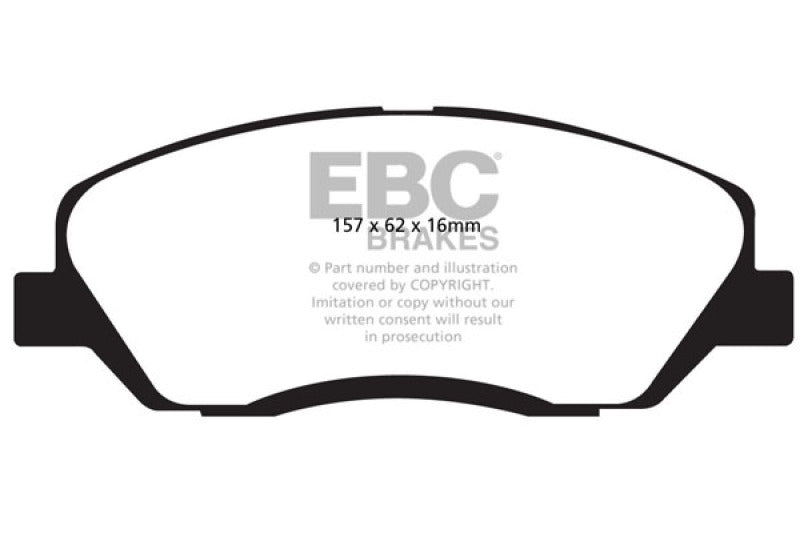 EBC 06-09 Hyundai Entourage 3.8 Ultimax2 Front Brake Pads UD1202 Photo - Primary