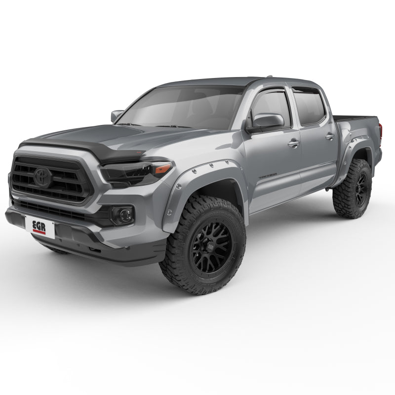 EGR 16+ Toyota Tacoma w/Mudflap Bolt-On Look Color Match Fender Flares - Set - Silver Sky 795084-1D6 795084-1D6 Photo - Primary