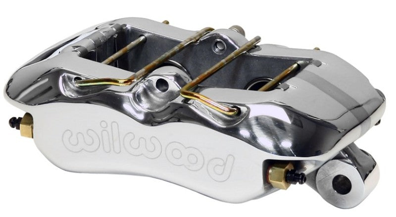 Wilwood Caliper-Forged Dynapro 4 5.25in Mount-Polish-Universal 1.38/1.38in Pistons .81in Disc 120-16190-P 120-16190-P User 1