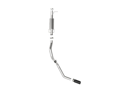 aFe Apollo GT Series 3-1/2in 409 SS Axle-Back Exhaust 17-20 Ford F-250/F-350 6.2/7.3L w/ Black Tips 49-43116-B 49-43116-B Photo - Unmounted