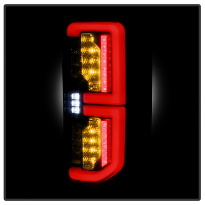 SPYDER 21-23 Ford Bronco (Factory LED Model Only) LED Tail Lights - Black (ALT-YD-FB21LED-LED-BK) 5088765 5088765 Photo - Unmounted