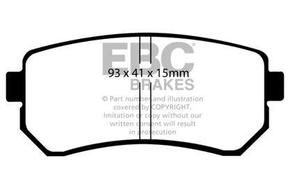 EBC Disc Brake Pad Set UD1157 Photo - Primary