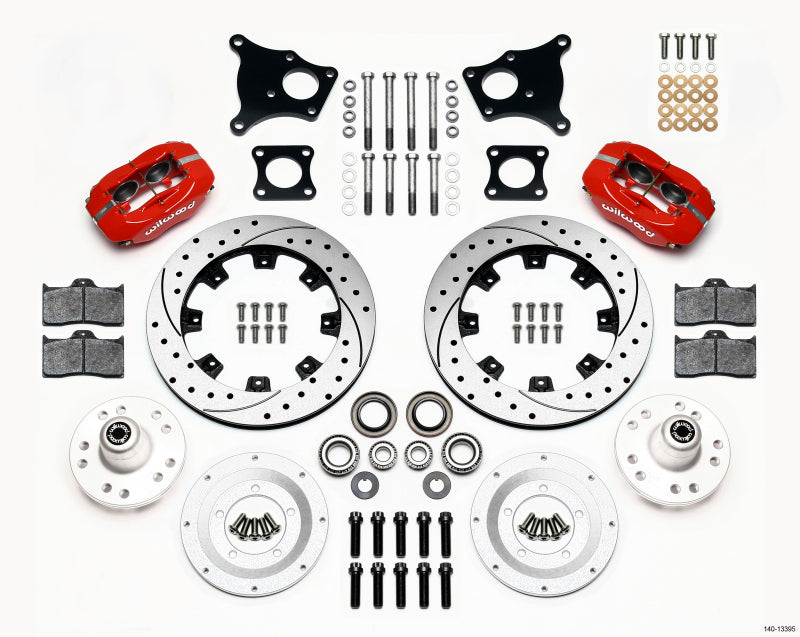 Wilwood Forged Dynalite Front Kit 12.19in AMC 71-76 OE Disc w/o Bendix Brakes 140-13395 140-13395 Photo - Primary