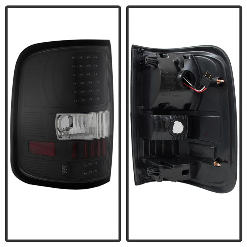 SPYDER Xtune Ford F150 Styleside 04-08 (Not Fit Heritage & SVT) LED Tail Lights Black ALT-ON-FF15004-LED-BK 5012890 5012890 Photo - Unmounted