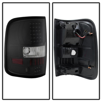 SPYDER Xtune Ford F150 Styleside 04-08 (Not Fit Heritage & SVT) LED Tail Lights Black ALT-ON-FF15004-LED-BK 5012890 5012890 Photo - Unmounted