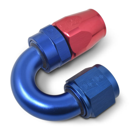 Russell #12 Full Flow Swivel 180° Tight Radius Hose Ends - Red / Blue 613530 Photo - out of package
