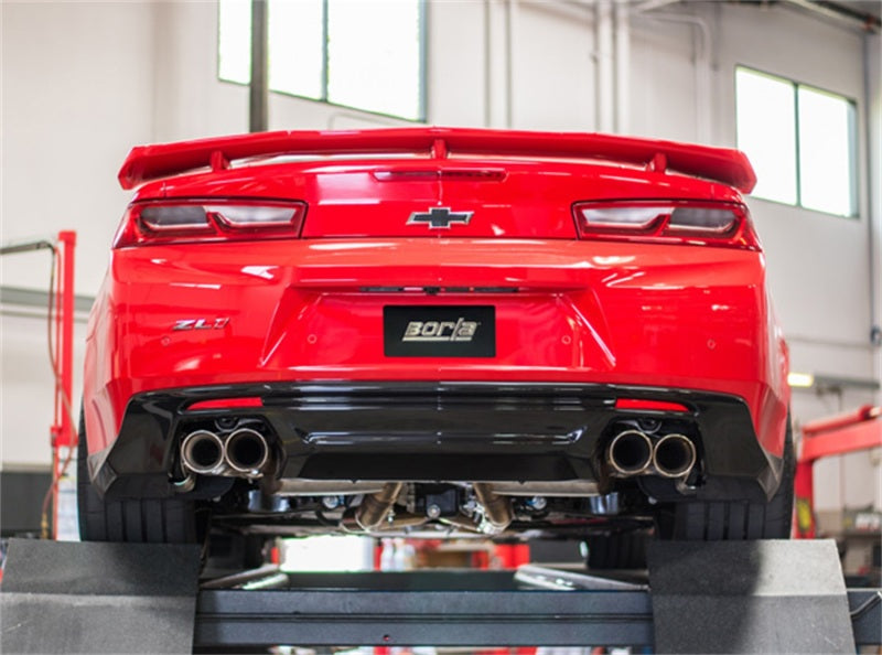 Borla 2017+ Chevy Camaro ZL1 6.2L S-Type Catback Exhaust w/ Dual Split Rear Exit 140726 140726 Photo - lifestyle view
