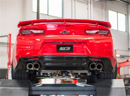 Borla 2017+ Chevy Camaro ZL1 6.2L S-Type Catback Exhaust w/ Dual Split Rear Exit 140726 140726 Photo - lifestyle view
