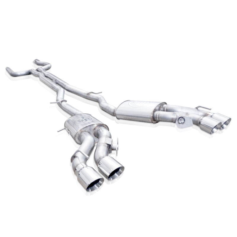 Stainless Works 2016-18 Cadillac CTS-V Sedan Catback System Resonated X-Pipe Dual-Mode Mufflers CTSV16CB CTSV16CB Photo - Primary