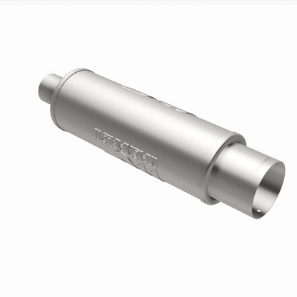 MagnaFlow 5" Round Center/Center Performance Muffler With Tip 14857 360 Degree Image Set