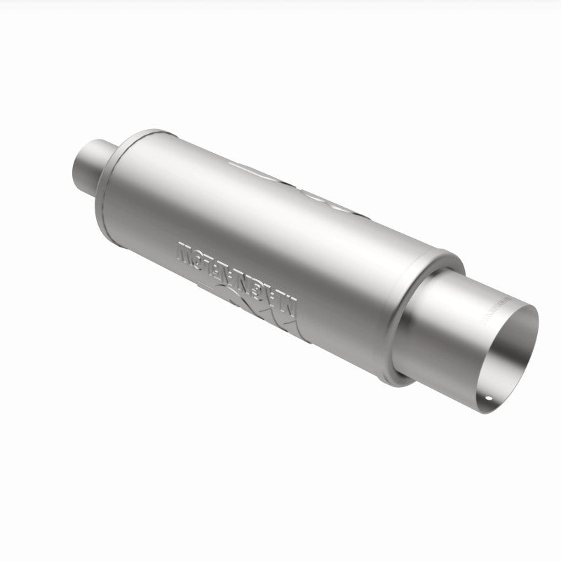 MagnaFlow 5" Round Center/Center Performance Muffler With Tip 14857 360 Degree Image Set